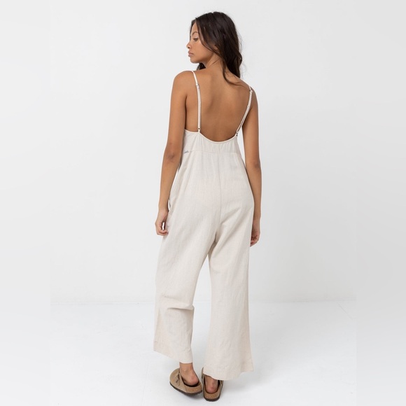 Rhythm Classic Jumpsuit — Oat (NWT) - Picture 7 of 16